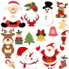 Ímã de Porta de Garagem de Natal Adesivo Decoração de Boneco de Neve Festival Festa Suprimentos Ímã Macio Adesivo de Geladeira Personalizável