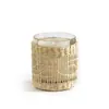 Comércio Exterior Transfronteiriço Atacado Pote de Vidro Transparente para Velas de Palha Copo de Aromaterapia Recipiente de Vidro Estilo Ins Enfeites Decorativos