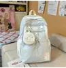 Mochila Estrelada Estilo Japonês Estilo Ins, Mochila Doce para Meninas de Alta Aparência, Grande Capacidade, Mochila Leve para Estudantes