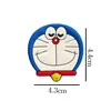 Accesorios de Resina DIY de Doraemon de PVC, Parches de Goma Suave, Materiales para Decoración de Zapatos, Accesorios Hechos a Mano