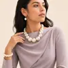 Set de Joyería de Estilo Étnico de Alta Gama, Moda Personalizada con Cuentas de Arroz Europeas y Americanas Transfronterizas