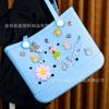 Bolso de Playa EVA de Venta Caliente Transfronterizo Flor Bogg Bag Accesorios Decoración Hebilla Agujero Bolso Metálico Flor Bogg Bag Accesorios