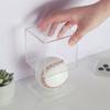 Liquidação: Caixa de Exibição Removível para Bola de Beisebol em Acrílico Transparente com Base à Prova de Poeira e Suporte para Armazenamento de Bola de Beisebol