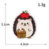 Patches Bordados Originais de Animais de Desenho Animado para Computador para Roupas, Sapatos, Bolsas e Reparos de Furos DIY