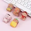 Clipes de Urso Foca Clip para Notas Clip de PP Desenho Animado Fofo Estudante Multifuncional Clip Vertical para Provas Clip de Encaixe Personalizável