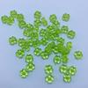 Cristal de Imitación Acrílico Transparente Multicolor Trébol de Cuatro Hojas Hecho a Mano DIY Cadena para Teléfono Móvil con Cuentas Joyería Material para Bolsa Hecho en Casa con Cuentas