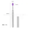 Popular Cepillo de Labios de Silicona Transfronterizo con Tapa a Prueba de Polvo Multifuncional con Lentejuelas Pincel para Sombra de Ojos Pincel para Mezclar Labios Pincel para Lápiz Labial