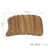 Tabla cuadrada de sándalo verde para gua sha para masaje de meridianos de todo el cuerpo, masaje de hombros y cuello, herramienta de gua sha de madera maciza, suministro al por mayor para salones de belleza