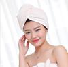 Yq2045 Gorro de Secado Rápido con Rejilla de Piña, Gorro de Baño de Vellón de Coral de Color Sólido, Turbante, Secado Rápido, Fuerte Absorción de Agua, Engrosado, Estilo Nuevo para Mujer