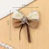 Nuevo Color Café Tela Color Cálido Lazo Accesorios DIY Zapatos y Calcetines para Niños Cintas para el Cabello Tocados de Dibujos Animados Accesorios de Joyería