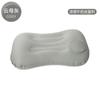 Almohada inflable de prensa de viaje, almohada de oficina, almohada inflable cuadrada, almohada inflable portátil y plegable para almacenamiento al aire libre.