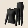 Ventas Directas de Fábrica Superventas Transfronterizos Ropa de Otoño e Invierno Base Líquida para Maquillaje Embellecedora de Piel Ropa Sin Costuras Capa Base Hidratante Ropa Térmica de Otoño Conjunto de Pantalones de Otoño