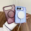 Aplicable a Funda para iPhone Duo Plegable Bisagra Central Mate Magnética Apple 18 Ultra Transparente Cubierta Protectora