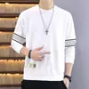 Nueva Sudadera Popular Sorona para Hombre Primavera y Otoño 2025, Engrosada, Sin Capucha, Invierno, Manga Larga, Cuello Redondo, Talla Grande, Ligera, para Uso al Aire Libre
