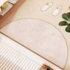 Tapete de Chão de Lama Diatomácea Estilo Silencioso Porta de Banheiro Absorvente de Água Secagem Rápida Tapete para Pés Doméstico Antiderrapante Fácil de Cuidar Tapete de Chão de Banheiro
