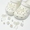 Amuletos para Zapatos Croc, Accesorios para Mujer, Clips para Zapatos DIY, Decoraciones 3D con Pedrería, Clips Desmontables, Estilo de Moda de Influencers