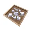 Venta al por mayor de fábrica acrílico corazón malla fondo plano sin agujero pegar taladro amor diamantes de imitación accesorios DIY material decorativo taladro