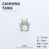Micro Paisaje Dibujos Animados Textura Luminosa Totoro Adornos Accesorios para Joyería DIY Artesanía de Resina Adornos para Escritorio de Coche