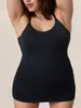 2026 Marca Grande En Stock Europeo y Americano Sin Costuras Cuello Redondo Protección de Cintura Body Moldeador Control de Abdomen Camisola para Mujer