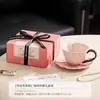 Xícaras e Pires de Café Especialmente Bonitos, Xícaras Pintadas à Mão com um Toque de Luxo, Xícaras de Café de Nicho, Lembranças Práticas e Itens para Presente
