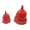 Embudo de plástico rojo multifuncional de alta calidad, directo de fábrica, para el hogar, para evitar fugas de vino y aceite, utensilios de cocina.