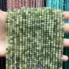 Suministrado directamente por el fabricante: cuentas redondas pequeñas de piedra natural, cuentas de arroz, cristal, turmalina, cuentas redondas de ágata, materiales hechos a mano para DIY, accesorios para pulseras