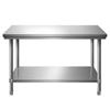 Mesa de Trabajo de Acero Inoxidable, Mesa de Trabajo para Cocina Comercial, Tabla de Cortar, Mesa de Corte y Horneado de Carne para Restaurante, Mesa de Empaque