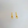 Aretes de Moño Dorado, Gama Alta, Ligeros y Lujosos, Aretes de Moño Versátiles, Aretes de Imitación de Oro de Arena Vietnamita