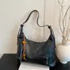 Bolsos de Diseñador de Nicho para Mujer, Gran Capacidad, Nuevo Bolso de Hombro y Axila Retro Otoño e Invierno 2025, Bolso Tote Casual para el Día a Día