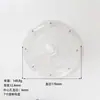 Plataforma Giratoria Transparente Acrílica Base Giratoria de 360 Grados Soporte de Exhibición para Joyería, Pasteles, Tocadiscos Pequeño Modificación de Caja de Galletas
