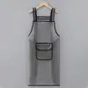 Overol transparente de TPU delantal de cocina para el hogar personalizable LOGO ropa de trabajo publicitaria para hombres y mujeres cintura comercio exterior Venta al por mayor