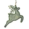 Adornos para Árbol de Navidad, Decoraciones Navideñas, Colgantes Festivos, Papá Noel Transfronterizo, Caballo Mecedora, Linterna, Reno, Luces de Estrella de Cinco Puntas
