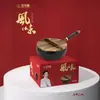 Wok Tradicional de Barriga Grande Zhangqiu Wok de Hierro Antiadherente para Cocina Casera y Estofado Wok Pequeño de Hierro Forjado a Mano Olla para Estofado 24 cm