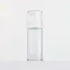 En Stock 50ml 80ml 100ml 125ml 150ml Transparente como Plástico Botella de Vacío con Presión Botella para Loción Botella Recargable