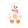 Lindo y Adorable Peluche de Dibujos Animados Patito Blanco Pequeño Directo del Fabricante En Stock Decoración de Caja Accesorio para Ropa Parche de Tela