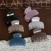 Pinza de Garra Pequeña Color Sólido Estilo Retro Coreano Nuevo Verano Lan Serie de Colores Gelatina Pinza para Medio Recogido de Cabello Femenino Pinza de Tiburón Accesorios para el Cabello