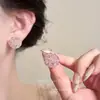 Pendientes Rosas de Caramelo Amor Diseño Único de Nicho para Mujer Pendientes con Sentido Avanzado Pendientes Coreanos Simples Versátiles Venta al por Mayor
