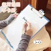 Prancheta Acrílica Desenho Animado Fofo A4 Pasta Transparente A5/A6 Prancheta de Armazenamento de Provas de Aluno Bloco de Notas