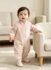 Mono de polar estilo coreano para bebés niños y niñas, moderno y deportivo, perfecto para salidas y gatear