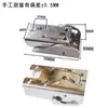 Ferro Niquelado Mini Dobradiça de Cabeça Dobrável 90 Graus Cama Carro Mesa de Jantar Dobrável Auto Travante Acessórios de Hardware para Modificação de RV