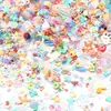 Lentejuelas Mixtas de PVC Joyería Hecha a Mano DIY Pegamento Goteando Accesorios para Uñas Lentejuelas de Concha de Copo de Nieve