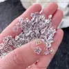 Joyería de Aleación para Arte de Uñas Mini Flor de Cinco Pétalos Más Vendida Transfronteriza con Diamantes de Colores Brillantes y Pequeñas Flores Huecas Accesorios de Uña Usables