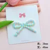 Acessórios DIY Acrílico com Laço Xadrez Capa de Celular Fivela de Sapato Aplique Flor de Sapato Grampo de Cabelo Material para Acessórios de Cabelo
