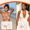 Superventas transfronterizo copa triangular silicona sólida 7 colores adhesivos protectores de pezón para trajes de baño y bikinis para evitar que se transparente