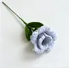 Flor de pelúcia acabada rosa com haste torcida haste única buquê de Dia dos Namorados, perfeito como presente de feriado para uma namorada