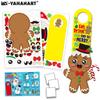 Pegatinas de pared de animales de dibujos animados para niños, de alta venta, para decoración de puertas, Navidad, Halloween, Pascua, material de juego diy artístico