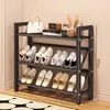 Sapateira ultrafina multi-camadas para entrada de casa, armário de sapatos pequeno e estreito, prateleira de armazenamento, dormitório, pequeno e simples, artefato de armazenamento de sapatos