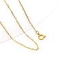 Acero Titanio Chapado en Oro de 18K Collar Cadena Clavícula para Mujer Cadena de Cuentas de Arroz de Cruz Cadena de Hueso de Serpiente Cadena S Versátil Cadena Desnuda Cadena Sencilla