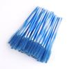Escova de cílios descartável 50PCs gradiente Rod escova de curler de cílios enxerto pente de nylon mini escova de cor