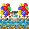 Shan Hai Jing Temática Fiesta de Cumpleaños Vajilla Suministros Platos de Papel Desechables Servilletas de Papel Manteles Banderines Suministros de Decoración